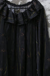 Mutedance 24 Spring/Summer Silk Wide Shoulder Top Series MD-MD24SS50-SHENHE PM117 sepia
